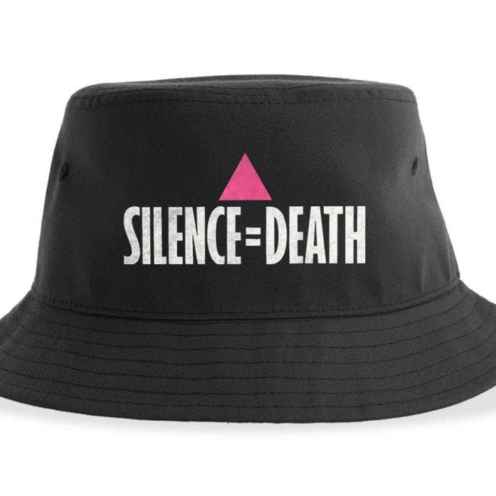 Lgbt Rights Silence Death Vintage Month Lgbt Pride Sustainable Bucket Hat