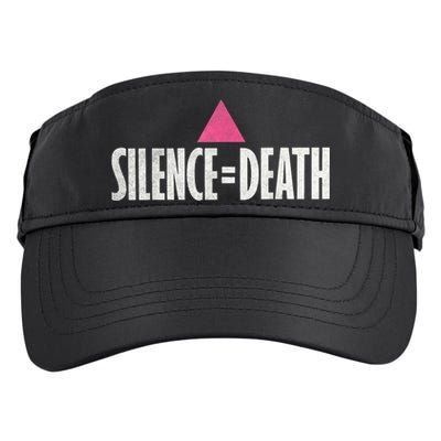 Lgbt Rights Silence Death Vintage Month Lgbt Pride Adult Drive Performance Visor