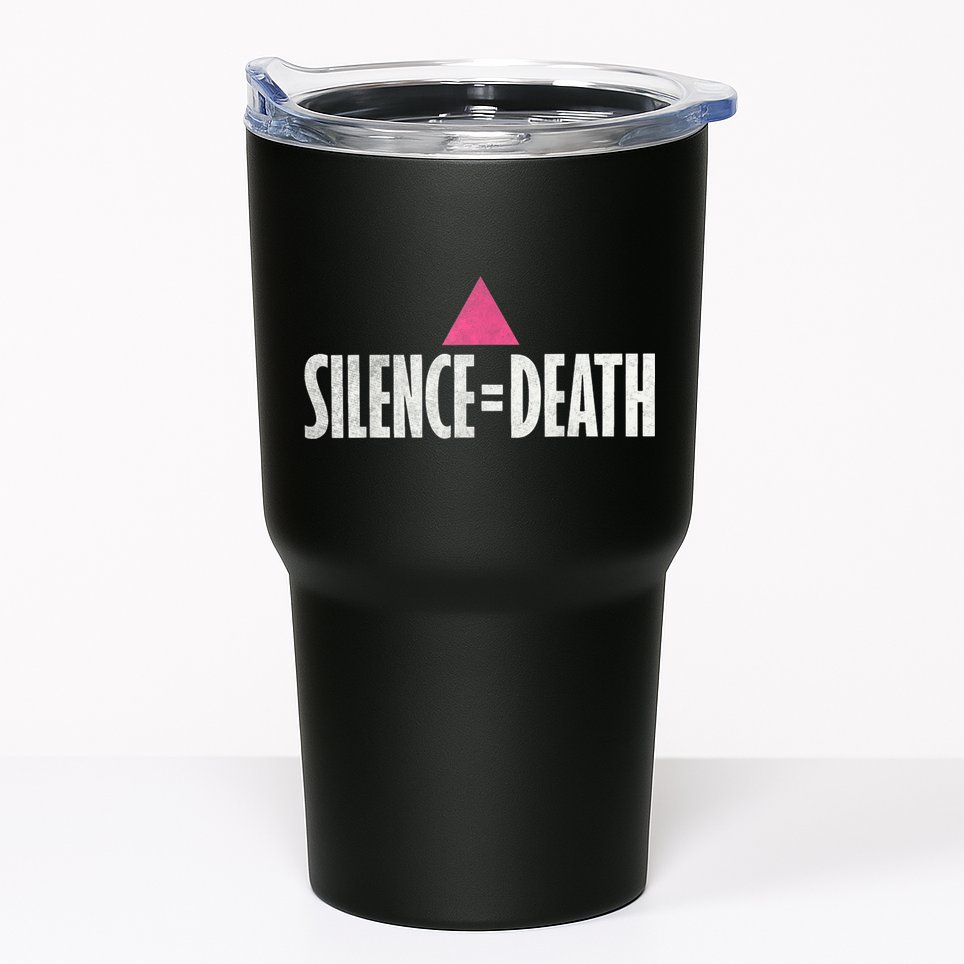 Lgbt Rights Silence Death Vintage Month Lgbt Pride Tumbler