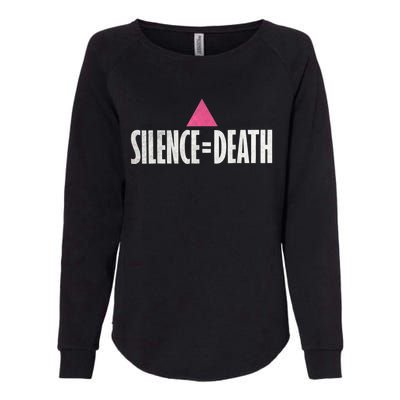 Lgbt Rights Silence Death Vintage Month Lgbt Pride Womens California Wash Sweatshirt