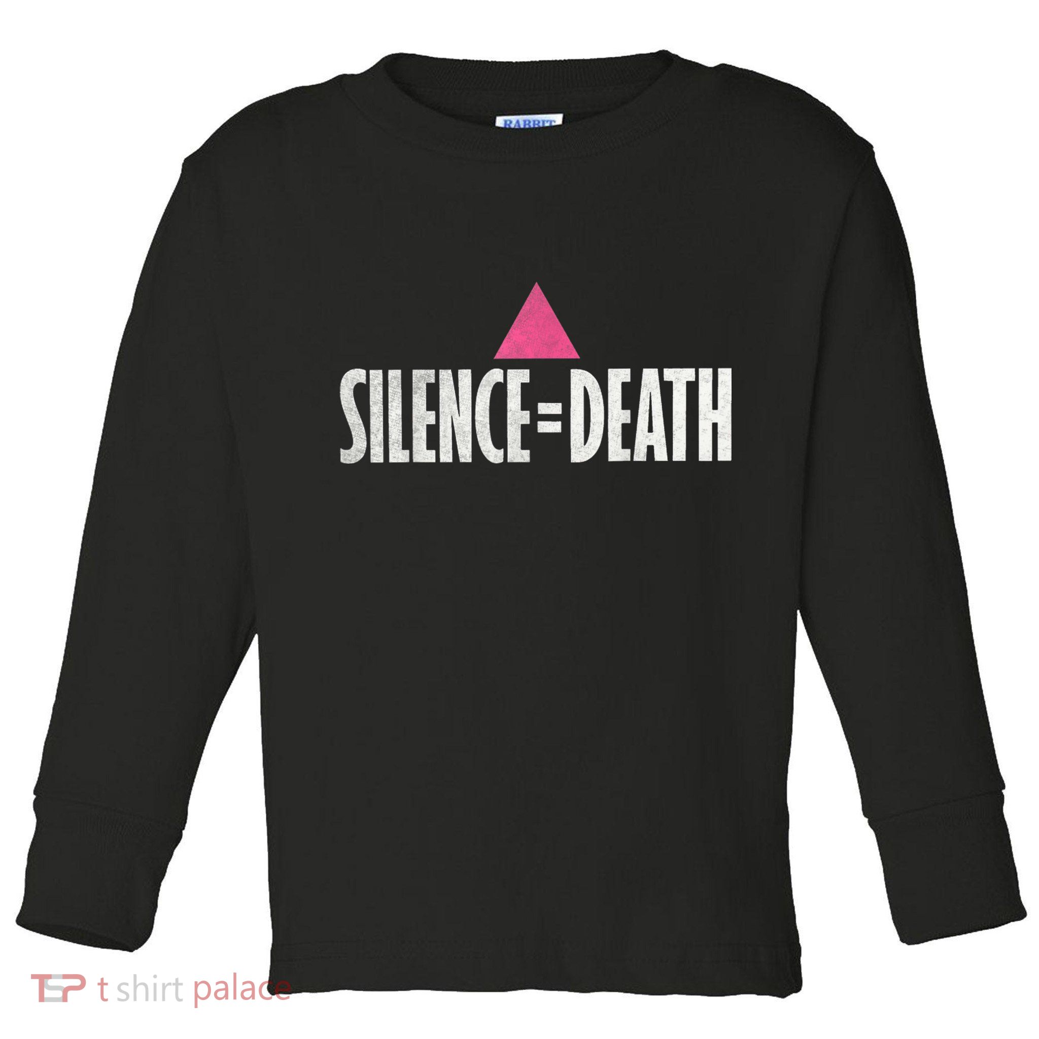 Lgbt Rights Silence Death Vintage Month Lgbt Pride Toddler Long Sleeve Shirt