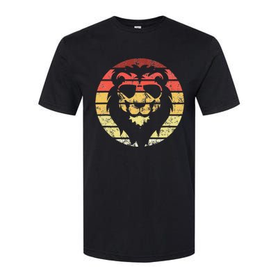 Lion Retro Style Vintage Softstyle® CVC T-Shirt