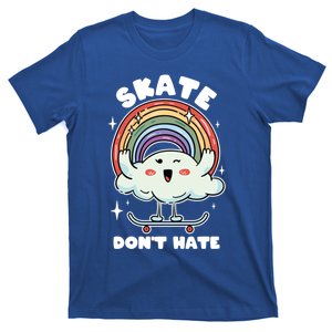 Lgbt Rainbow Skateboard Skate DonT Hate Pride Skateboarding Gift T-Shirt