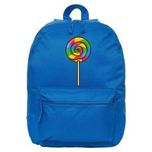 Lollipop Rainbow Sucker Candy Halloween Costume Lazy Gift 16 in Basic Backpack