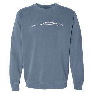 Legendary Racing Sports Car Iconic Racing Car 911 Silhouette Garment-Dyed Sweatshirt