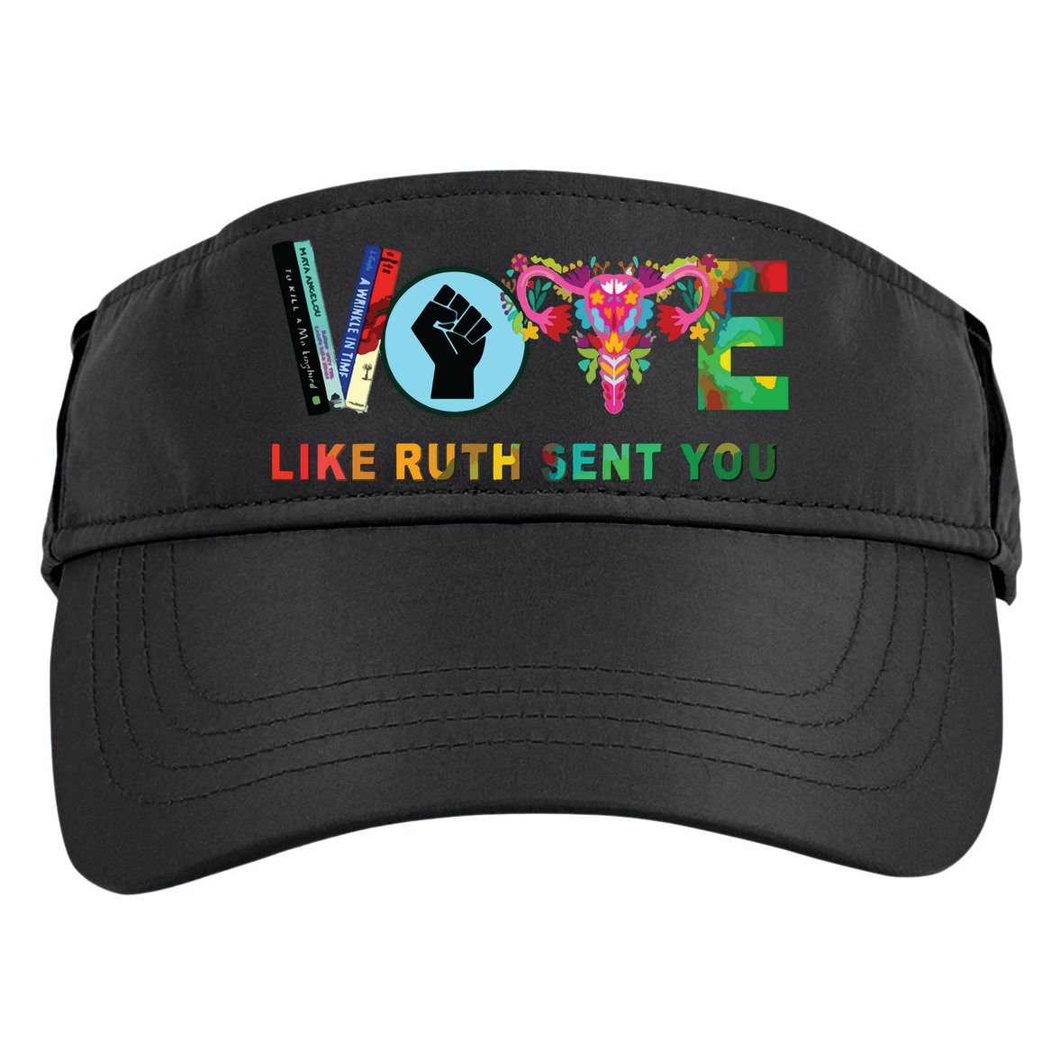 Like Ruth Sent You I Dissent Vote Adult Drive Performance Visor