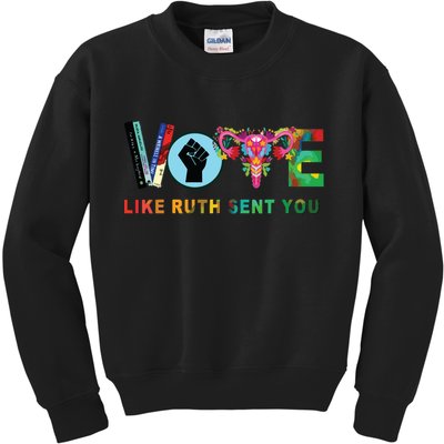 Like Ruth Sent You I Dissent Vote Kids Sweatshirt