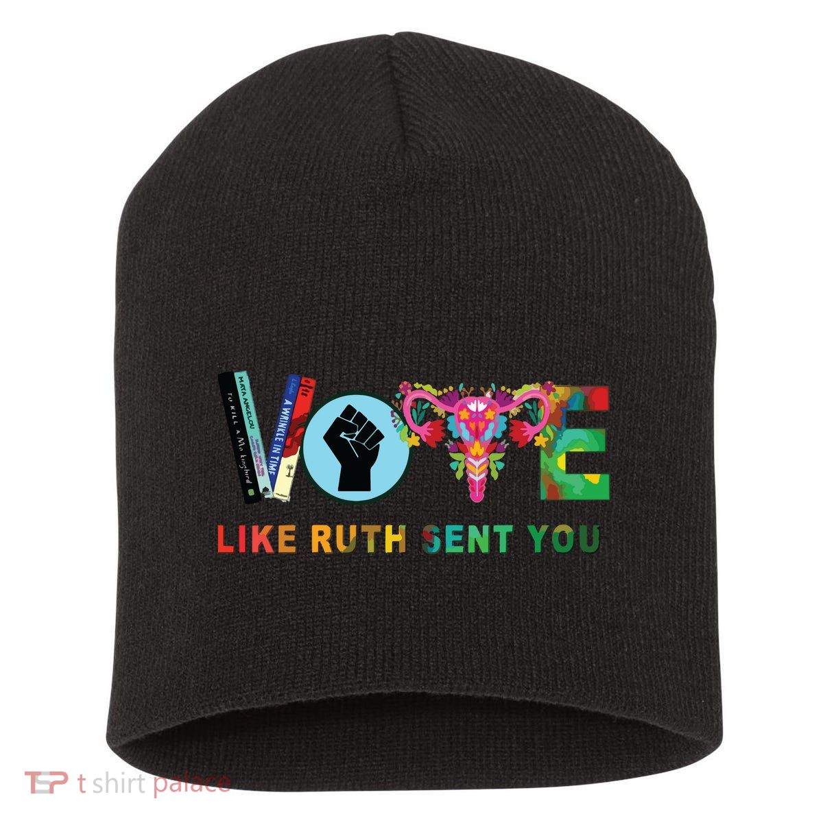 Like Ruth Sent You I Dissent Vote Short Acrylic Beanie