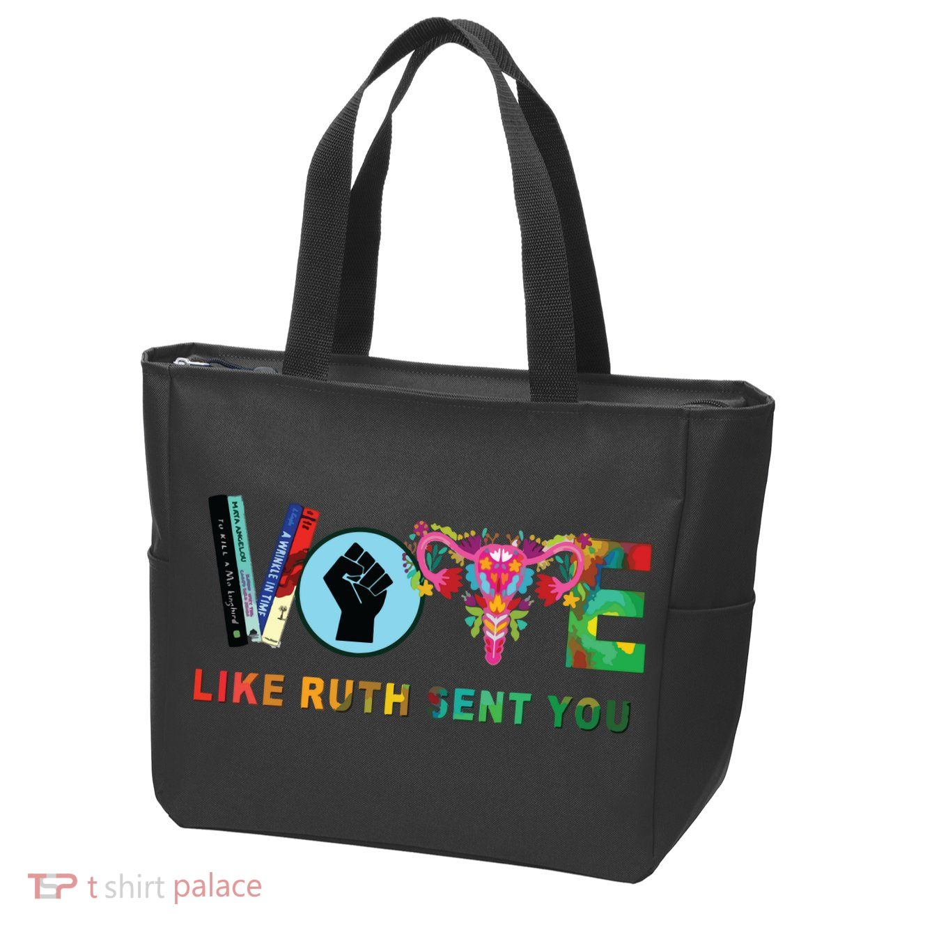 Like Ruth Sent You I Dissent Vote Zip Tote Bag