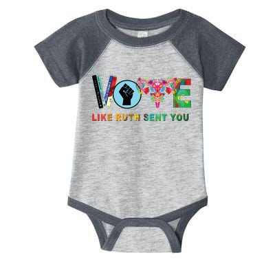 Like Ruth Sent You I Dissent Vote Infant Baby Jersey Bodysuit