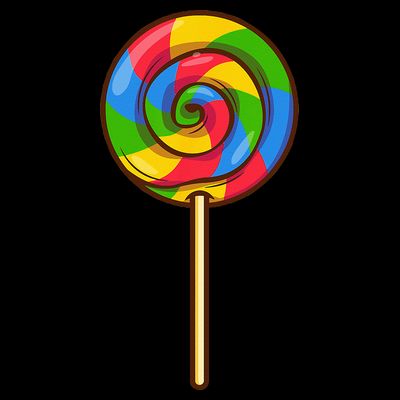 Lollipop Rainbow Sucker Candy Halloween Costume Lazy Gift T-Shirt