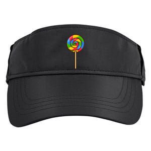 Lollipop Rainbow Sucker Candy Halloween Costume Lazy Gift Adult Drive Performance Visor