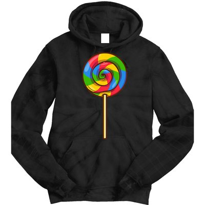 Lollipop Rainbow Sucker Candy Halloween Costume Lazy Gift Tie Dye Hoodie