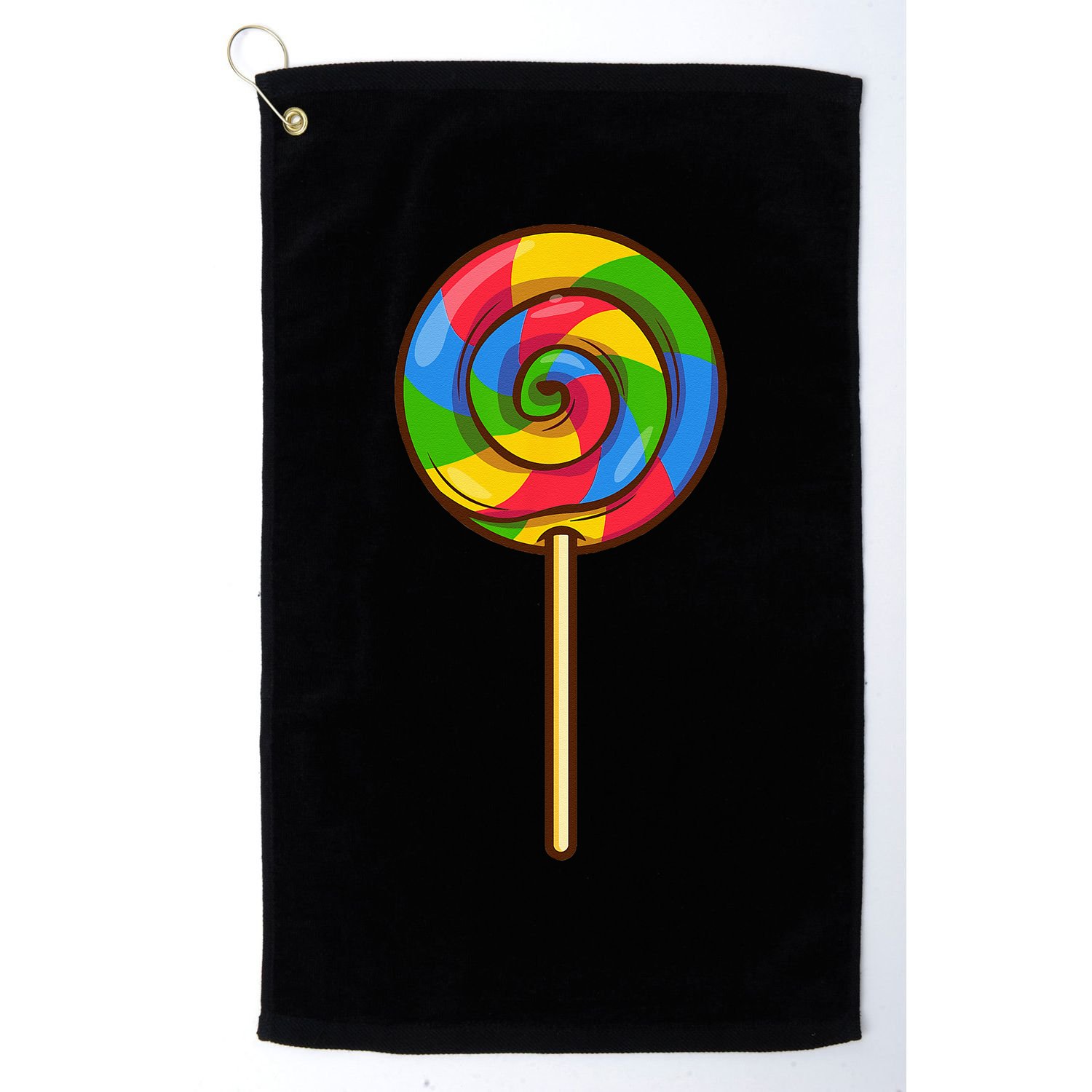 Lollipop Rainbow Sucker Candy Halloween Costume Lazy Gift Golf Towel