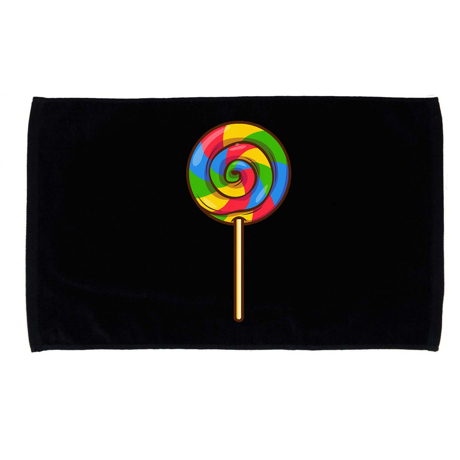 Lollipop Rainbow Sucker Candy Halloween Costume Lazy Gift Microfiber Hand Towel