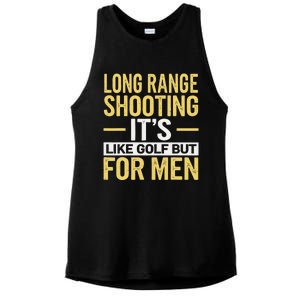 Long Range Shooting Its Like Golf But Ladies PosiCharge Tri-Blend Wicking Tank