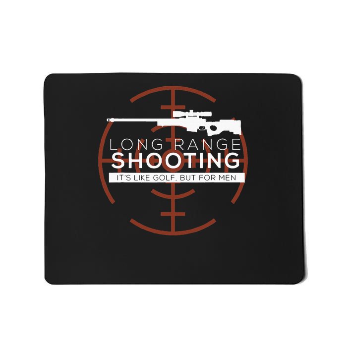 Long Range Shooting Vintage Marksman Shooter Gun Enthusiast Mousepad
