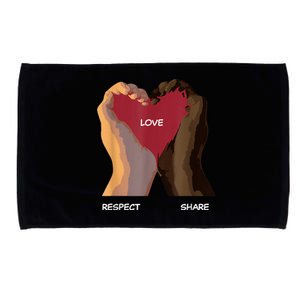 Love Respect Share Microfiber Hand Towel