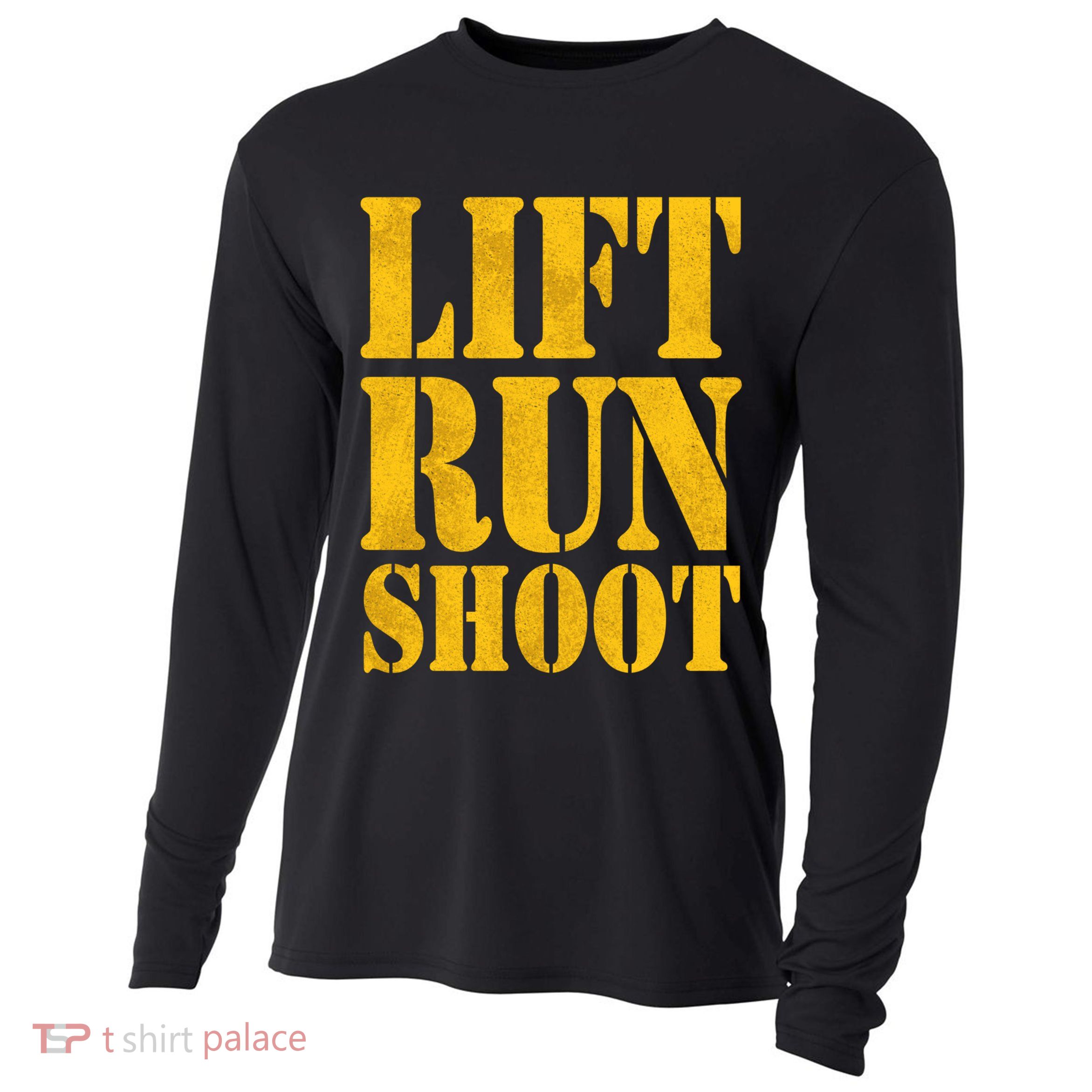 Lift Run Shoot Military Police Operator Fitness Gym Day Gift Cooling Performance Long Sleeve Crew