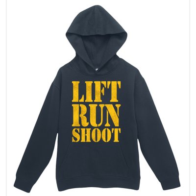 Lift Run Shoot Military Police Operator Fitness Gym Day Gift Urban Pullover Hoodie