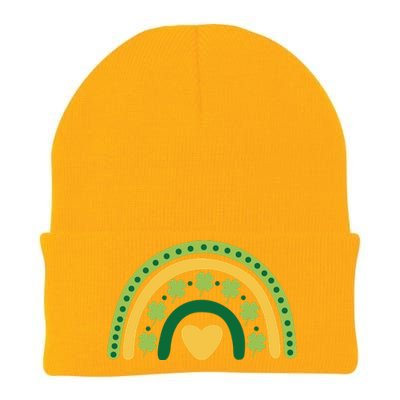 Lucky Rainbow St Patrick's Day Knit Cap Winter Beanie