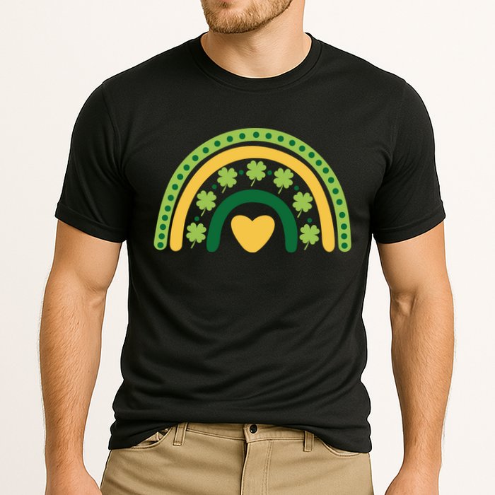 Lucky Rainbow St Patrick's Day Cooling Performance Crew T-Shirt