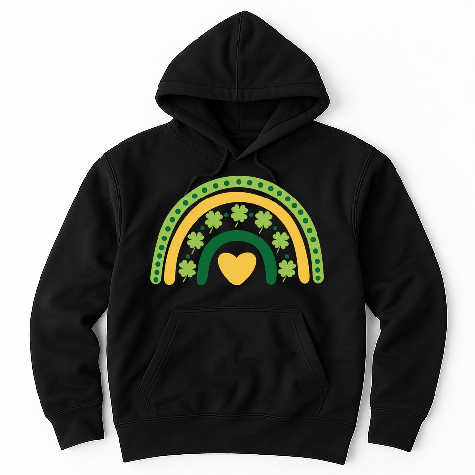 Lucky Rainbow St Patrick's Day Hoodie