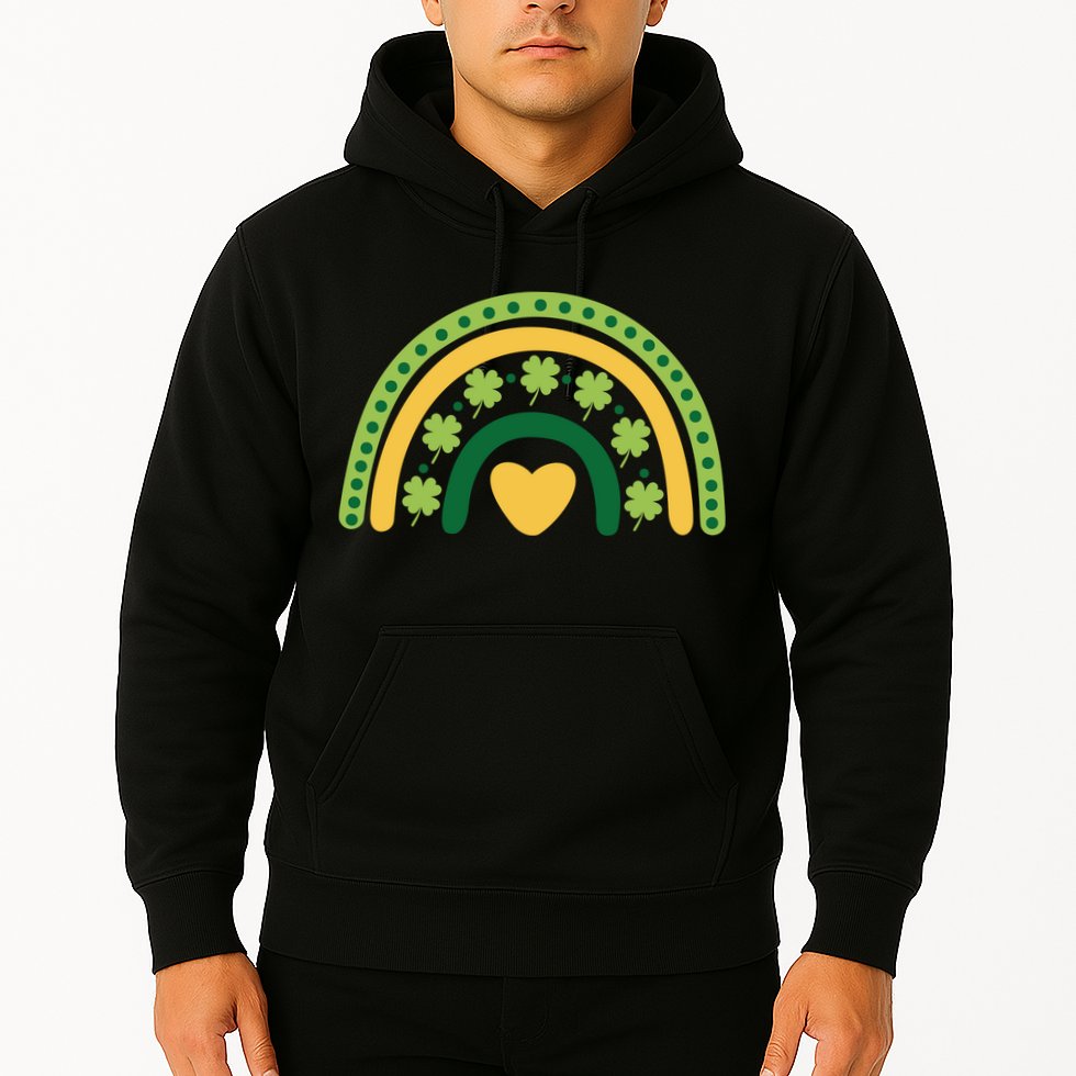 Lucky Rainbow St Patrick's Day Hoodie