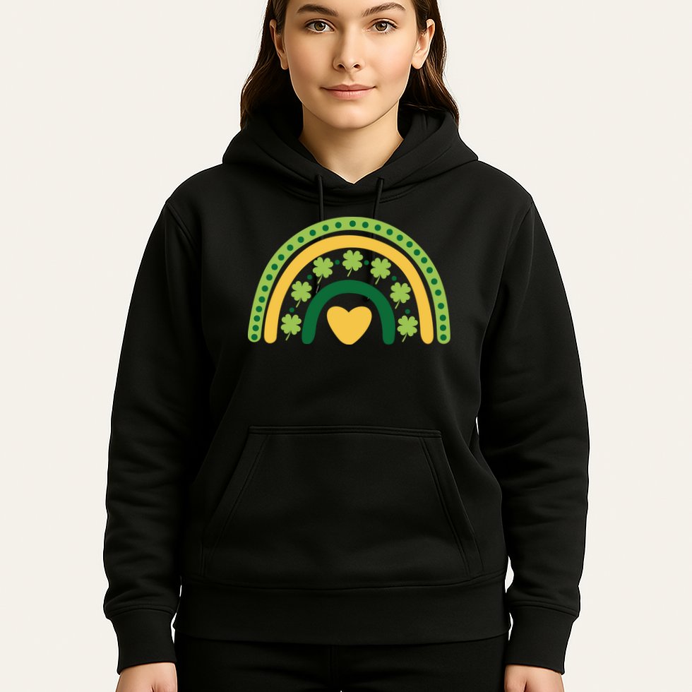 Lucky Rainbow St Patrick's Day Hoodie