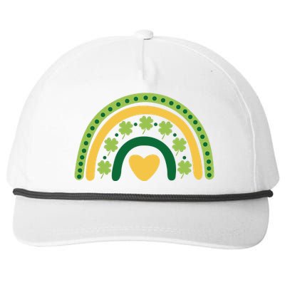 Lucky Rainbow St Patrick's Day Snapback Five-Panel Rope Hat