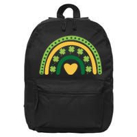 Lucky Rainbow St Patrick's Day 16 in Basic Backpack