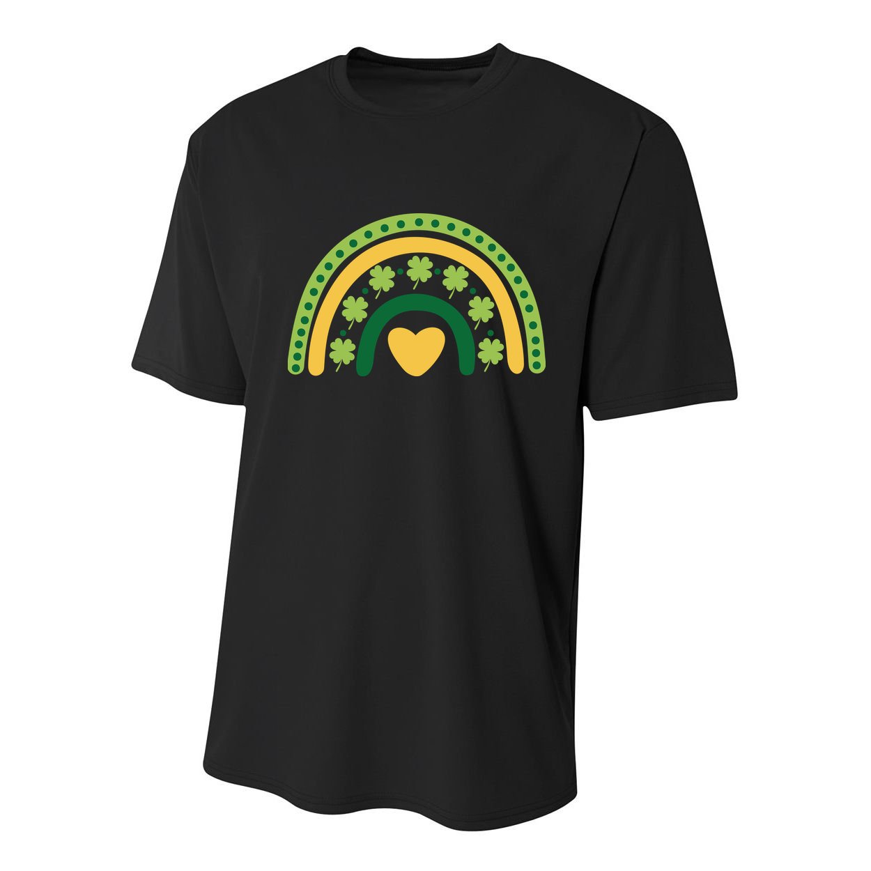Lucky Rainbow St Patrick's Day Youth Performance Sprint T-Shirt