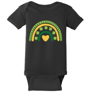 Lucky Rainbow St Patrick's Day Baby Bodysuit