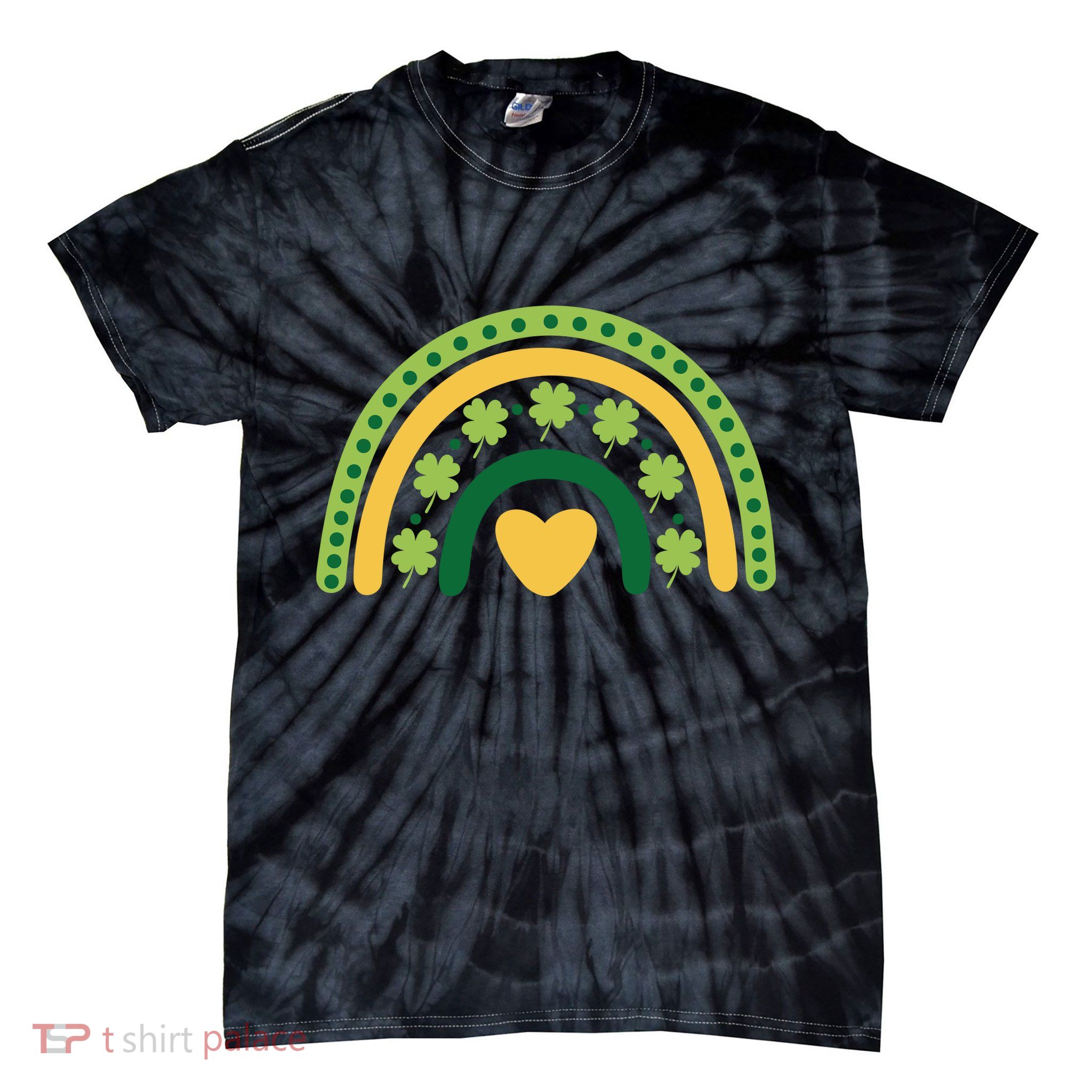 Lucky Rainbow St Patrick's Day Tie-Dye T-Shirt