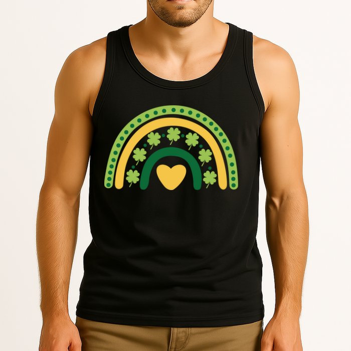 Lucky Rainbow St Patrick's Day Tank Top