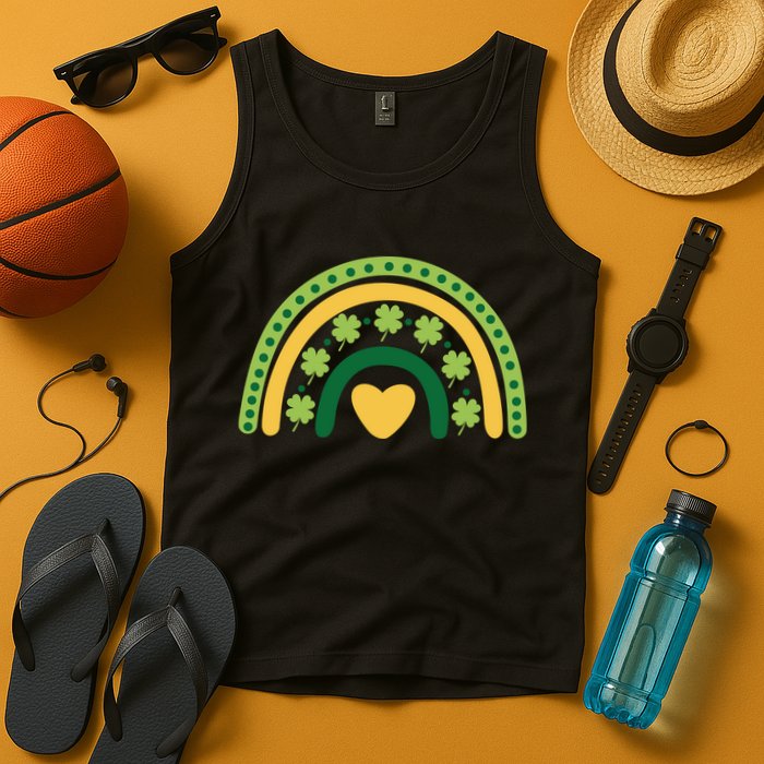 Lucky Rainbow St Patrick's Day Tank Top