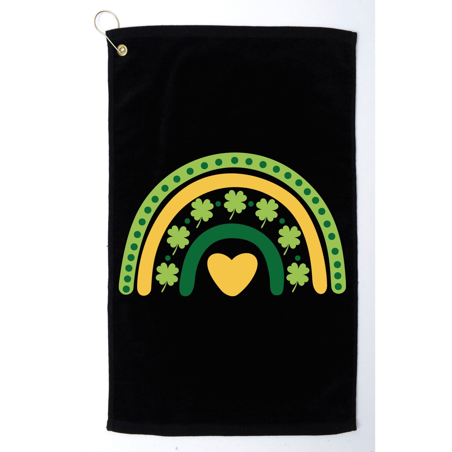 Lucky Rainbow St Patrick's Day Golf Towel