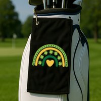 Lucky Rainbow St Patrick's Day Golf Towel