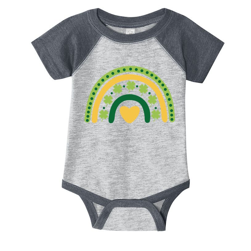 Lucky Rainbow St Patrick's Day Infant Baby Jersey Bodysuit