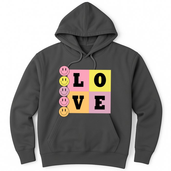Love Retro Smile Face Cute Gift Hoodie