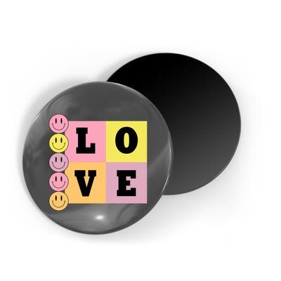 Love Retro Smile Face Cute Gift Magnet
