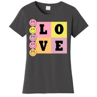 Love Retro Smile Face Cute Gift Women's T-Shirt