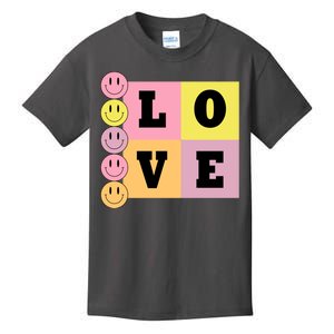 Love Retro Smile Face Cute Gift Kids T-Shirt