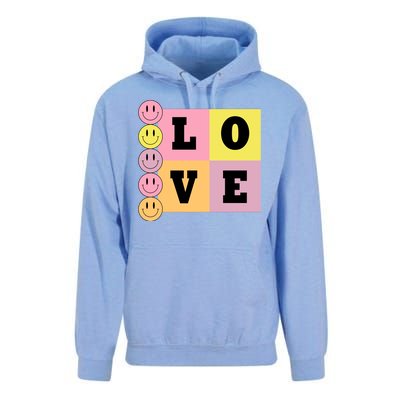 Love Retro Smile Face Cute Gift Unisex Surf Hoodie