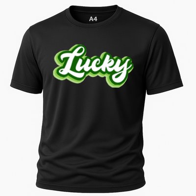 Lucky Retro St Patrick's Day Performance Shirt