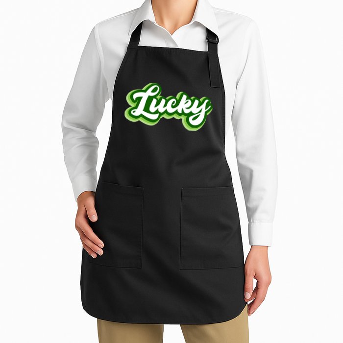 Lucky Retro St Patrick's Day Apron