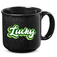 Lucky Retro St Patrick's Day 15oz Campfire Ceramic Mug
