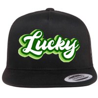 Lucky Retro St Patrick's Day Flatbill Hat