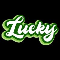 Lucky Retro St Patrick's Day Flatbill Hat
