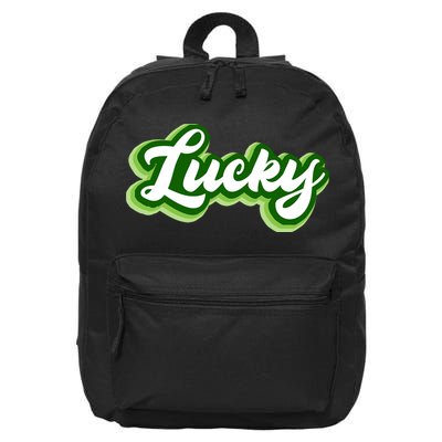 Lucky Retro St Patrick's Day 16 in Basic Backpack